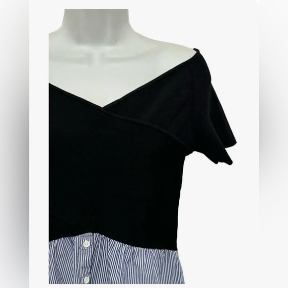 Nicole Miller New York off the shoulder ribbed blouse - Picture 7 of 11